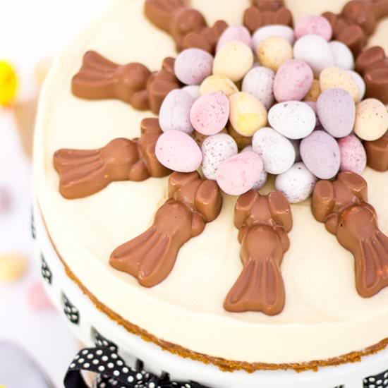 White Chocolate Easter Cheesecake