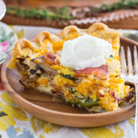 Bacon Quiche Pie