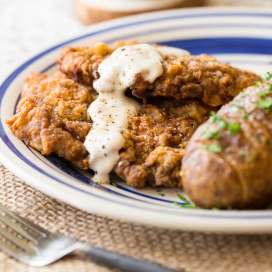 Chicken Fried Steak & Gravy