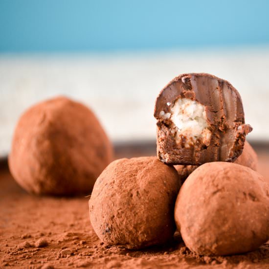 Truffles with Rum-Coconut Filling