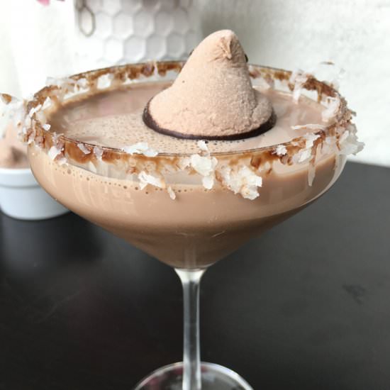 Easter Coconut Chocolate Martini