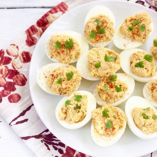 Hummus Deviled Eggs