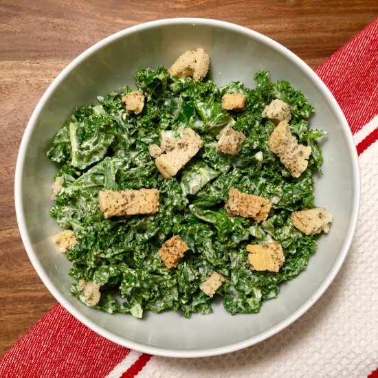 Kale Caesar Salad