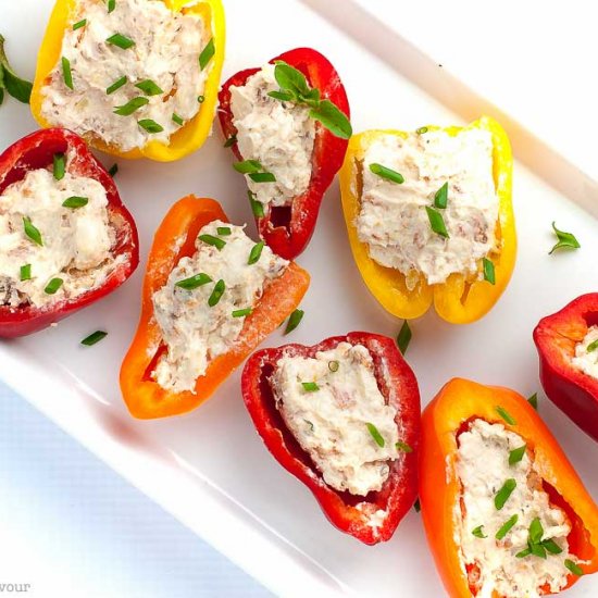 Cheese Stuffed Mini Peppers