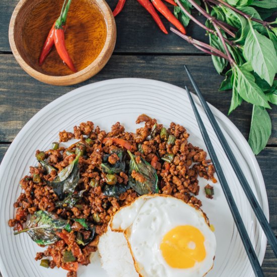 Thai Stir-Fried Chicken with Basil