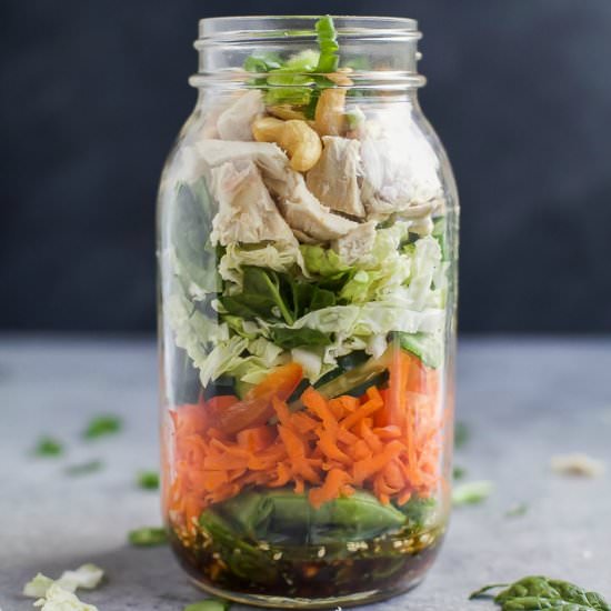 Asian Chicken Jar Salad