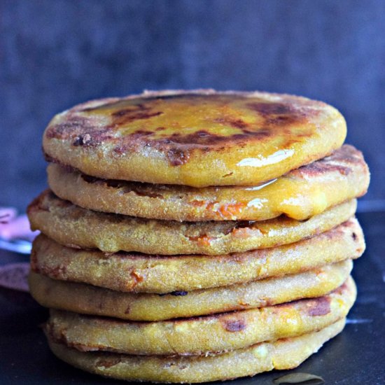 Sweet Potato Puran Poli/Pancakes