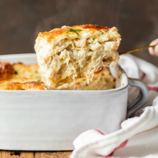 Cheesy Seafood Lasagna