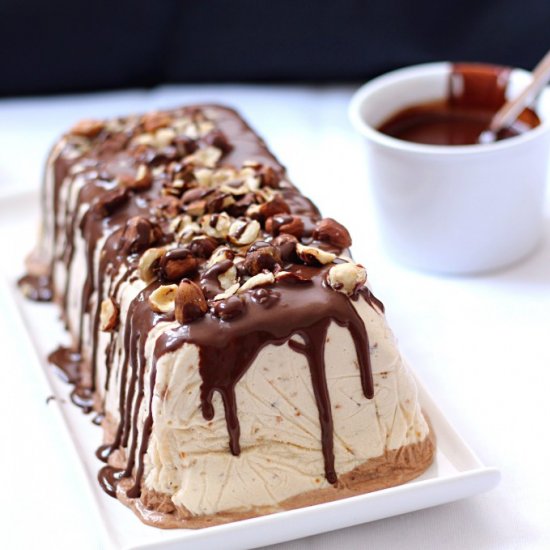 Hazelnut and Chocolate Semifreddo