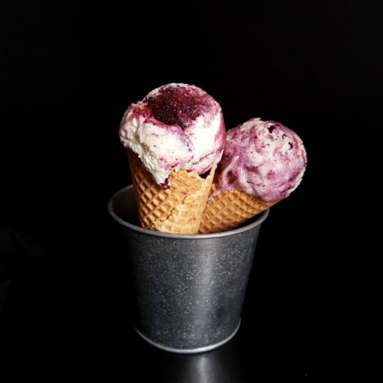 Blueberry Cheesecake Ice Cream