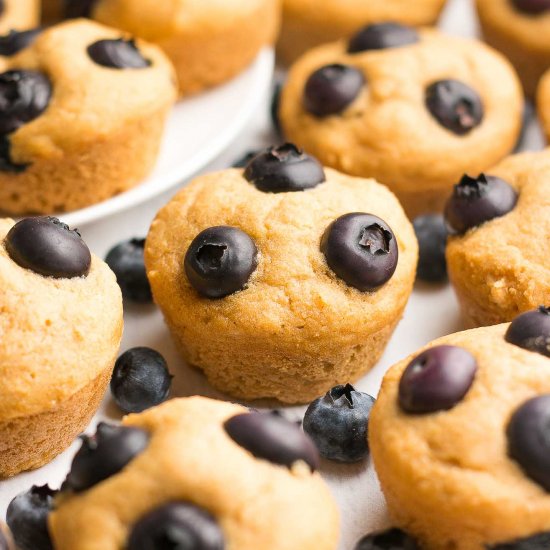 Blueberry Buttermilk Pancake Bites