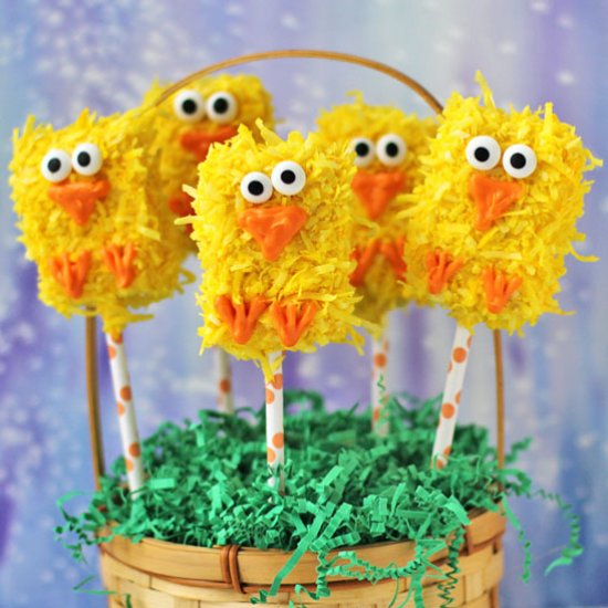 Rice Krispie Treat Chicks