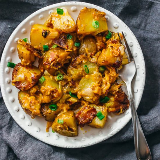 Cajun slow cooker potatoes