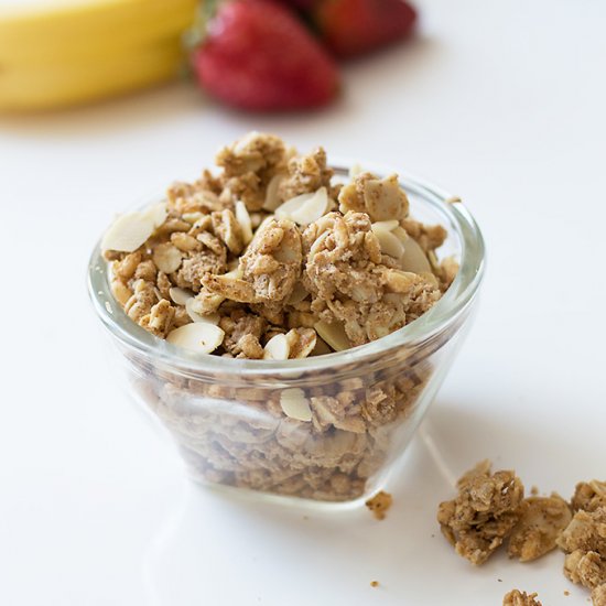 Vegan Almond Butter Granola