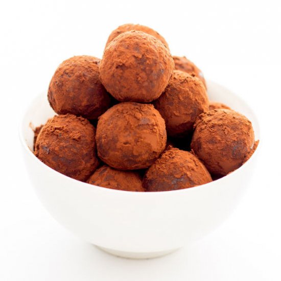 Healthy Chocolate Rum Balls