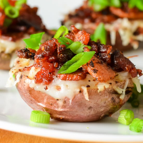 Cheesy Bacon Chive Mini Potatoes