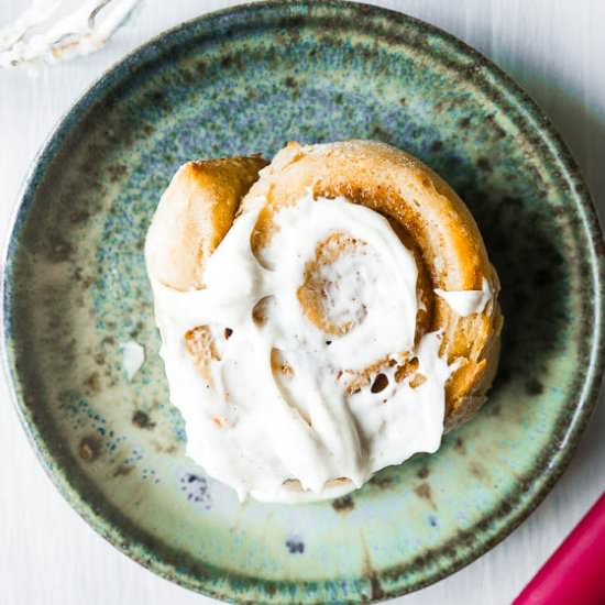 Carrot Cake Cinnamon Rolls