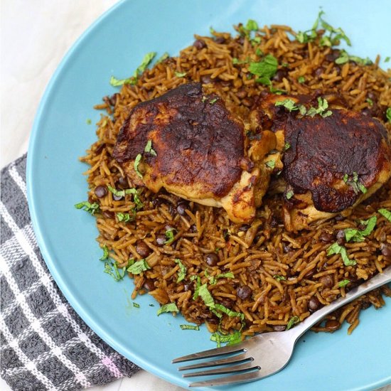 One Pot Harissa Spiced Chicken