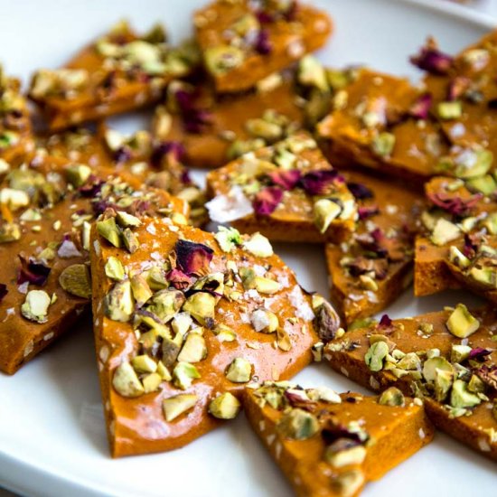 Persian Almond & Pistachio Brittle