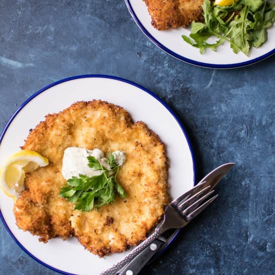 Horseradish Chicken Schnitzel