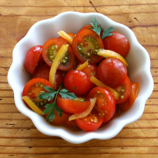 Tomato and Preserved Lemon Salad