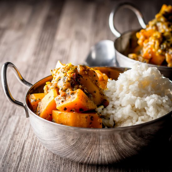 Burmese Pumpkin Curry with Tamarind