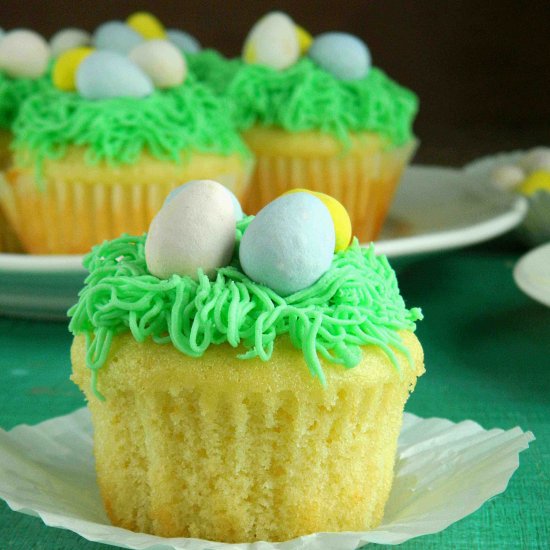 Easter Basket Cupcakes From Scratch