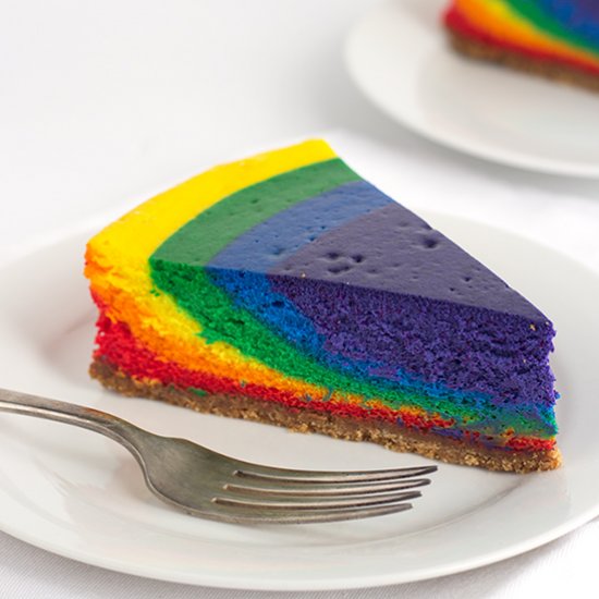 Rainbow Cheesecake