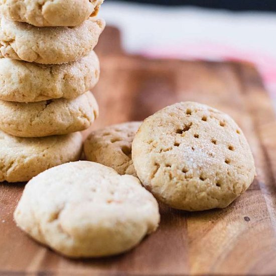 Peanut Butter Shortbread Cookies