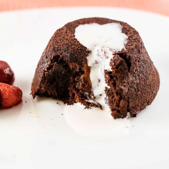 Chocolate Lava Cakes (vegan)