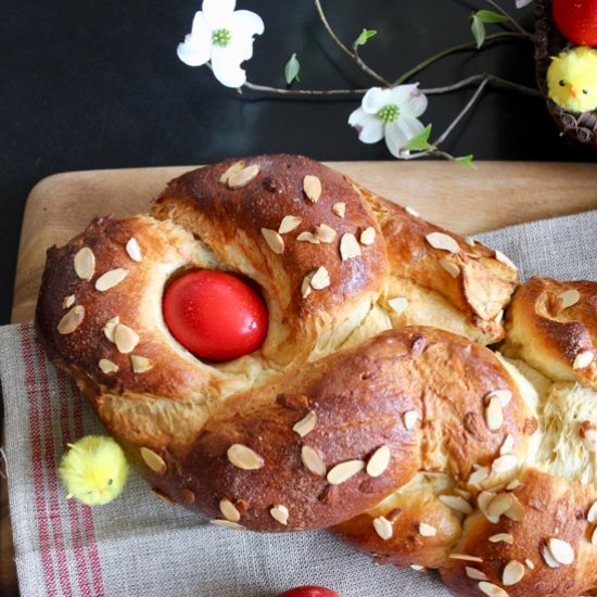 Tsoureki (Greek Easter Bread)