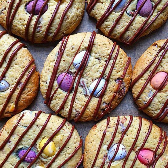 Easter Mini Egg Cookies