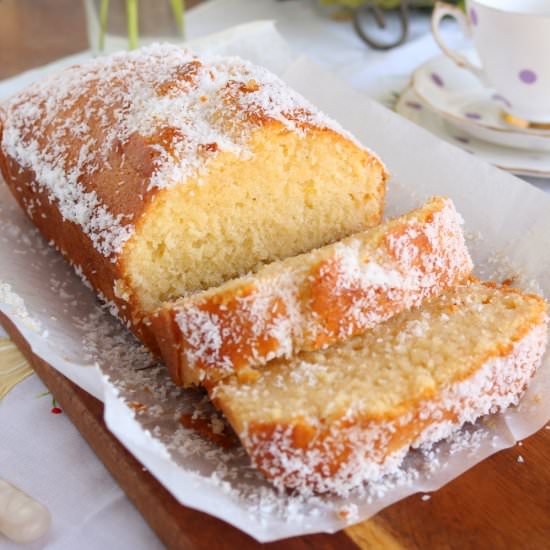 Lemon & Coconut Syrup Loaf