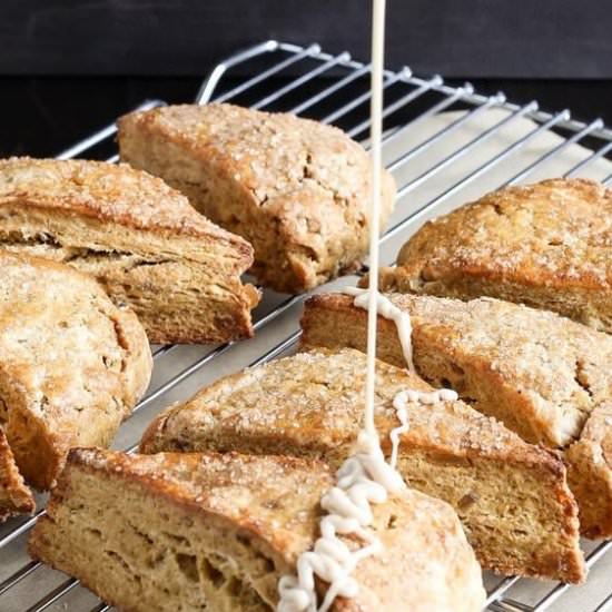 Vanilla Almond Latte Scones