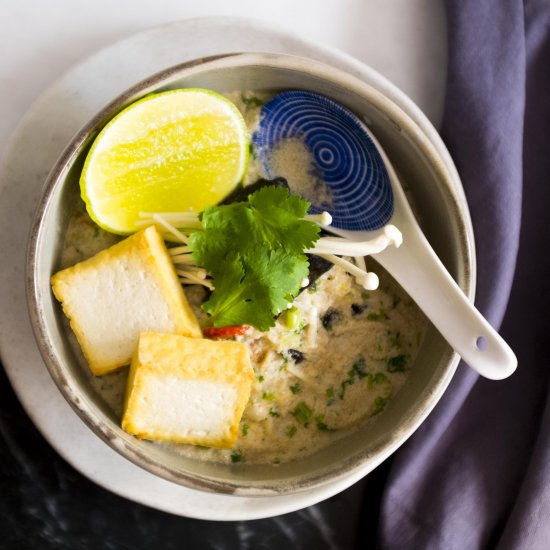 Vegan Thai Coconut Soup (Tom Kha)