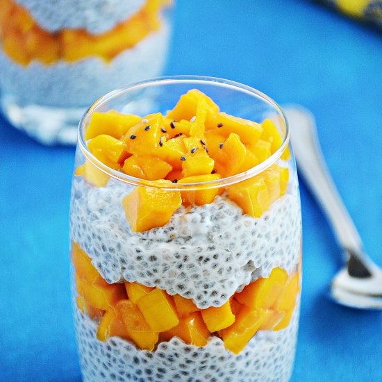 Mango Chia Pudding