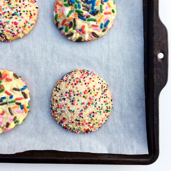 Sprinkle Butter Cookies