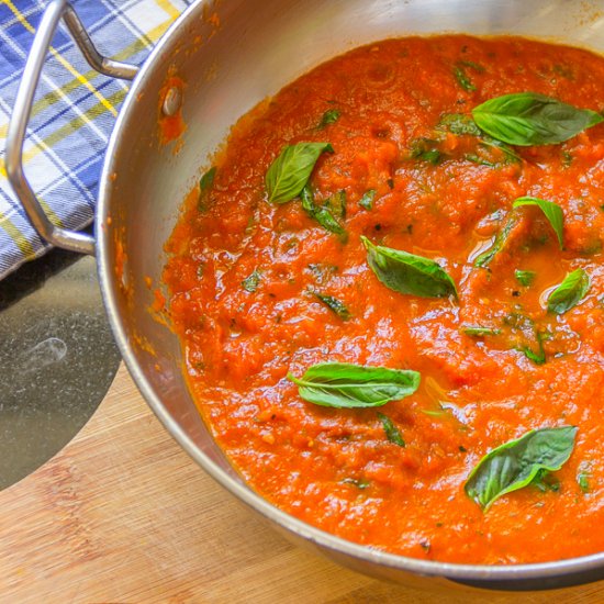 Basic Tomato Sauce from Fresh San M