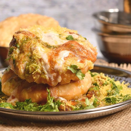 Dahi Matar Kachori Chaat