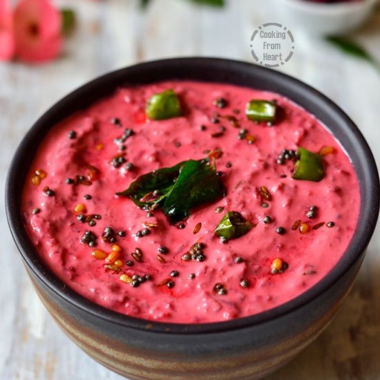 Beetroot Raita