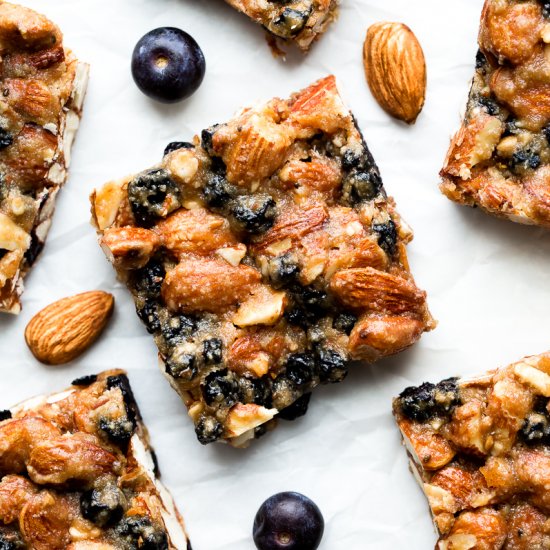 Blueberry Almond Snack Bars