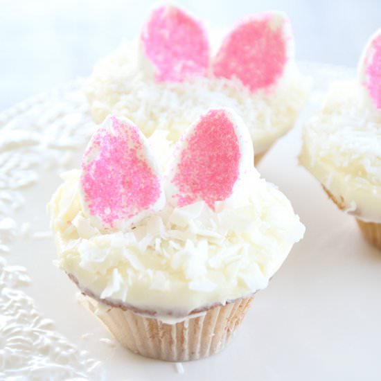 Easter Bunny Cupcakes