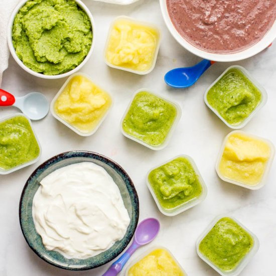 Quick and easy homemade baby food