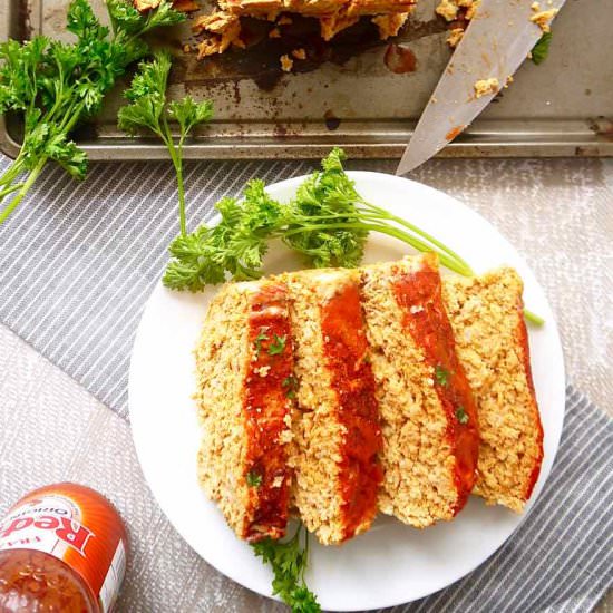 Healthy Buffalo Turkey Meatloaf