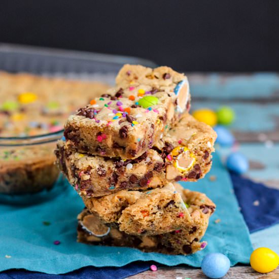 Spring Confetti Blondies