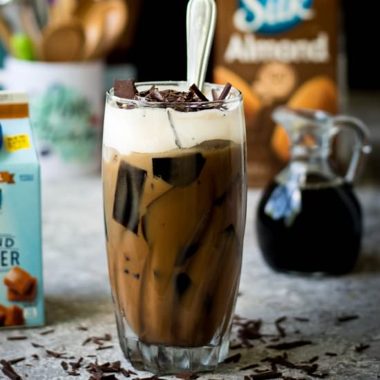 Vegan Choco Caramel Frappe