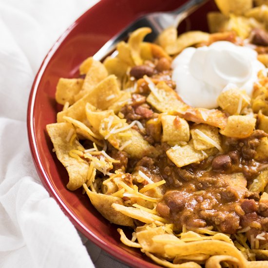 Crockpot Frito Chili Pie