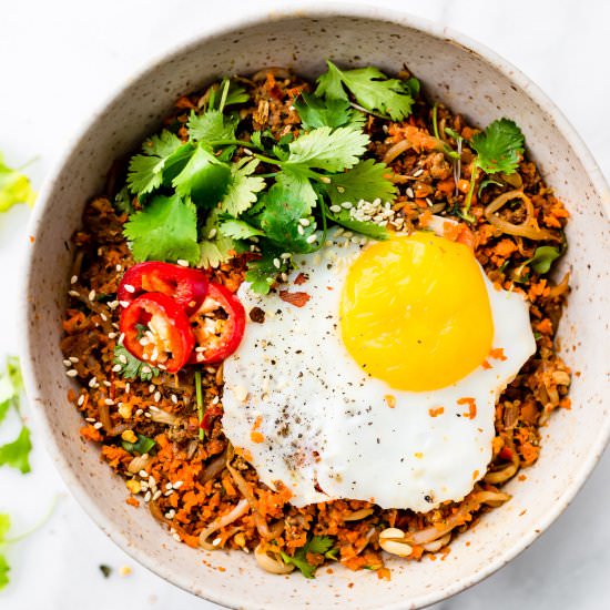 Carrot Rice Breakfast/Nasi Goreng