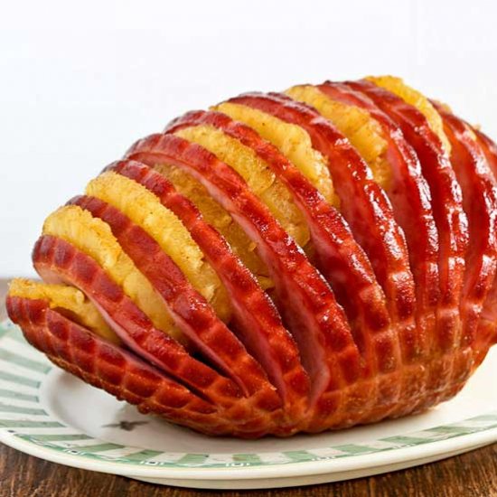 Hasselback Pineapple Ham