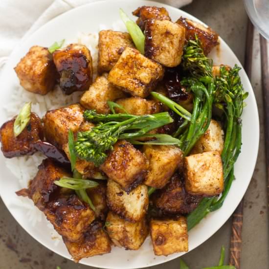 Black Pepper Tofu